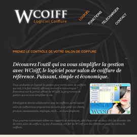 Webdesign et Conception HTML5 du site Wcoiff